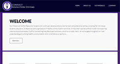 Desktop Screenshot of conflictresolutionsystems.com